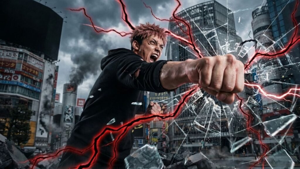 9 Karakter Terkuat Jujutsu Kaisen (After Modulo) Yuji Itadori menggunakan teknik Black Flash tingkat dewa yang menghancurkan realitas.